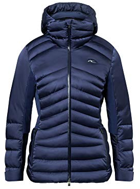 KJUS Women Duana Jacket Blau, Damen Daunen Regenjacke, Größe 38 - Farbe Atlanta Blue