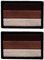 Café Viereck ® Bundeswehr Deutschland Flaggen Patch Gestickt mit Klett - 6 cm x 4 cm (2x Coyote/Sand)