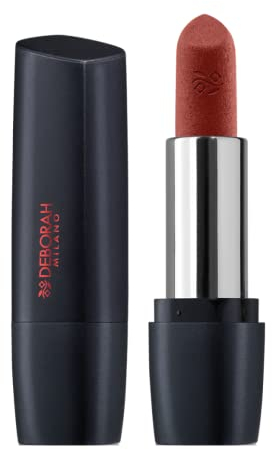 Deborah Milano - Red Mat, Rossetto Effetto Matte con Collagene e Acido Ialuronico, 30 Nude Rose, Azione Nutriente ed Emolliente, Dona Labbra Intense e Volumizzate a Lunga Tenuta, 4.5 gr