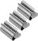 Toothpaste Squeezer,3 Pcs Rotate Toothpaste Dispenser Stainless Steel Tube Wringer Toothpaste seat Holder Stand Metal Rolling Tube Squeezer for Bathroom