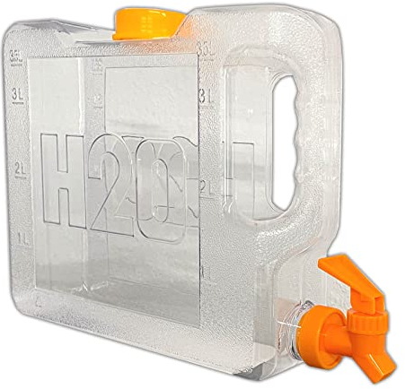 Getränkespender mit Zapfhahn 3,5l Wasserspender Kühlschrank Saft Cocktail Spender Dispenser Saftspender Wasserkanister Getränke Spender für Kaltgetränke
