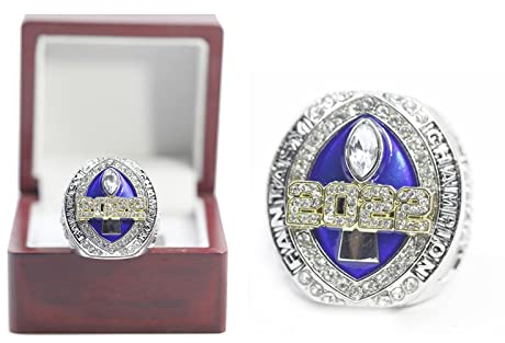 HYKJSHED Fantasy-Football-Ring, Meisterschaftsring, FFL-Meisterschaftstrophäe, Geschenkbox, Ring-Display-Box