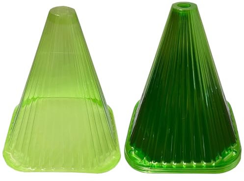 Garden Plant Cloche Plastic Covers Reusable Frost and Pest Protection (Pack of 12)