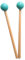 2 Pièces en Caoutchouc Souple Tête Bâtons Poignée en Bois Cloche pour Glockenspiel Xylophone Cloche Instruments de Musique Pièces Vert