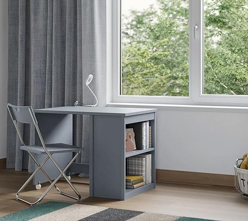 Flair Charlie Pull Out Desk - Grey