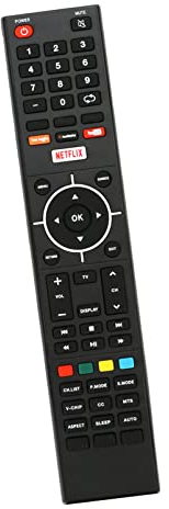 ALLIMITY Replace Remote Control fit for SeiKi TV SE48FO01 SE40FD01 SE43FO01 SE24HD01UK SE24HD02UK SE55GO01UK SE32HD08UK