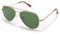 FEISEDY Retro 70er Sonnenbrille Polarisiert Herren Damen Klassische Vintage Sonnenbrillen mit Metallrahmen UV400 Schutz B9113