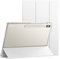JETech Funda para Samsung Galaxy Tab S10 Ultra/Tab S9 Ultra 14,6 Pulgadas, Carcasa Translúcida Respaldo Trifold Soporte Protectora Tableta, Admite Carga de S Pen, Auto-Sueño/Estela (Blanco)
