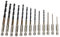 Bohrer, 13-teiliger Spiralbohrer mit Sechskantschaft, Schnellwechsel-Spiralbohrer für Holz, Kunststoff, Metall, Spiralbohrer, Sechskantschaft-Bohrer