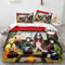 PTNQAZ New Anime Demon Slayer Bettbezug-Set Nezuko Kamado Bettwäsche Set Für Mädchen Geschenk Kinder Bettwäsche Bettwäsche (Einzelbett, Stil 1)