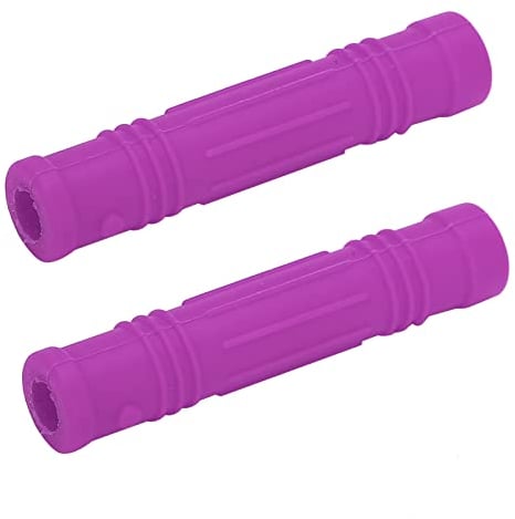 2 Pcs Beißring-Bleistiftaufsatz, Silikon-Kau-Bleistiftkappe Sensorische Kaustift-Aufsätze Kauaufsatz Stifte Silicone Pencil Topper Bleistift Topper (Lila)