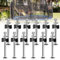 WIYETY Lot de 12 Vis de Trampoline: Vis de Rechange Accessoires de Trampoline Fixation pour Grand Trampoline et Petit Entretoises de Trampoline Fixation du Trampoline Accessoires de Fixation (Argent)