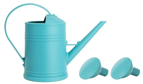 Sharplace Blumengießkanne 2L Gartengießkanne mit abnehmbarem Zerstäuber Zimmerpflanzen Gießkanne Praktische Kunststoffgießkanne Ideal für die Bewässerung im Freien, Gelblich