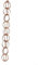 HEBEOT Cadenas de lluvia para canalones, cadena de lluvia, colector de bajante de agua exterior, desviador de agua decorativo para jardín, campanilla, decoración del hogar, 1 m (para anillo)