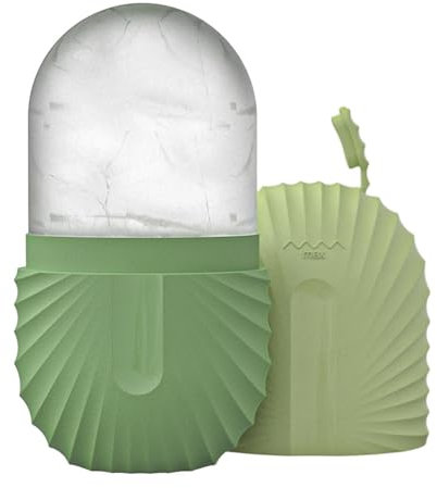 Ice Roller, Facial Eisroller, Ice Roller Gesicht, Eis Gesichtsroller, Facial Ice Face Roller, Eisroller Gesicht Auge Massagegerät Für Gesicht Und Augen, Anti-Falten, Reduziert Schwellungen (Grün)