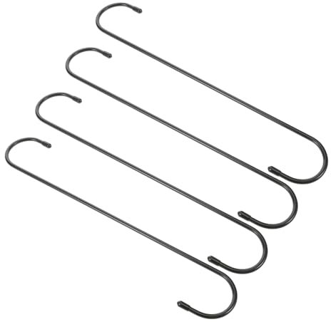 CAXUSD 4pcs Door Back Hook Outdoor s Hooks for Hanging Plants Wreath for Hanging Basket Tree Bird Feeders for Door Hanger