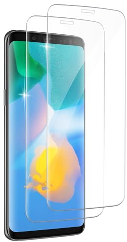 Carantee 2 Stück für Panzerglas für Samsung Galaxy S9 Plus Schutzfolie, 9H Blasenfrei Panzer Schutz Glas für Samsung S9 Plus Schutzglas, HD Fingerabdruck-ID Displayschutz für Galaxy S9+ Panzerfolie