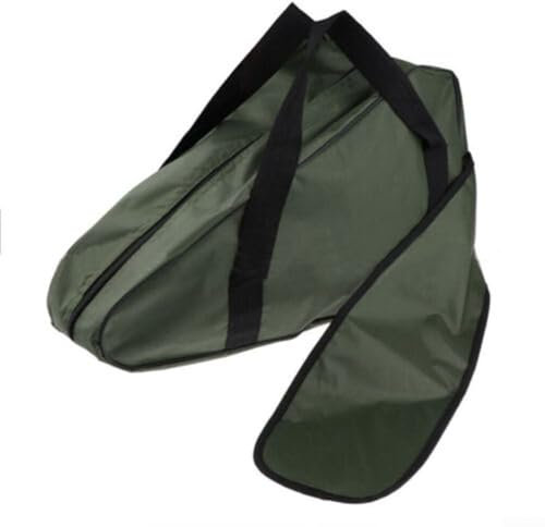 Bolsa de transporte para motosierra, bolsa de motosierra portátil de 20 pulgadas, caja protectora para motosierra, bolsa de almacenamiento verde