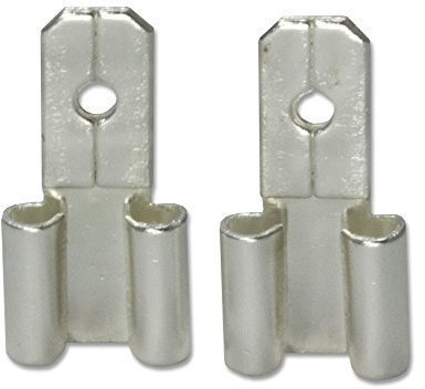 MotoProducts F2 to F1 Terminal Adapters for Lead Acid Battery - Step Down Adaptor Sold as a Pair