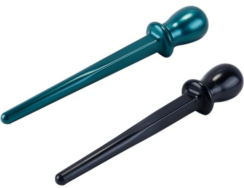 Orivin Lot de 2 pinceaux en silicone pour eyeliner - Outils professionnels pour une application précise de l'eyeliner - Prise en main confortable - Utilisation quotidienne en salon