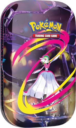 Pokémon TCG: Mega Heroes Mini Tin – Mega Gardivoir (1 Sticker, 1 Art Card & 2 Booster Packs)