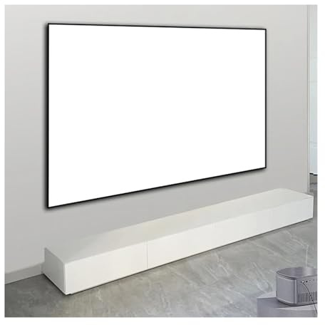 Projector Screen Premium Cinema Matte White UHD Projection Screen 120 Inch Fixed Frame for Home Theater