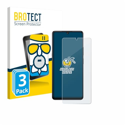 BROTECT Schutzglas für Cubot X100 | 3 Stück Entspiegelnder Displayschutz Made in Germany Schutzfolie Matt Kratzfest 9H Anti-Fingerprint Einfache Montage