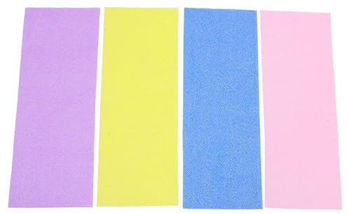 DECOMELODY 4 Stück Teiliges Peeling Badetuch Netz Nylon Körperpeeling mit Hoher Elastizität für Sanfte Hautreinigung und Effektives Entfernen von Abgestorbenen Hautzellen Geeignet für Sauna