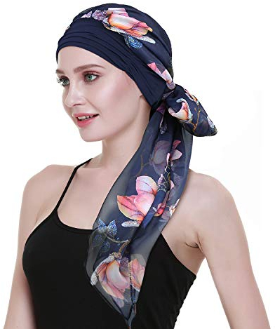 FocusCare weibliche Kopfbedeckung für die Chemo alopezie Damen turbantes schals caps kopfhaut Headcover schlafen hüte