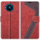MOBESV Phone Cover For Nokia 8.3 5G, Flip Wallet Case for Nokia 8.3 5G Phone Case, Red/Dark Purple