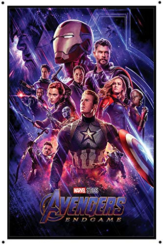 HISIMPLE Retro Blechschild 20 x 30 cm Avengers: Endgame Poster Pulp Fiction Metallschild für Bar, Kneipe, Zuhause, Garage, Studio
