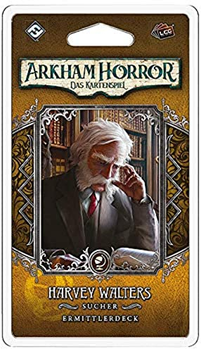 Fantasy Flight Games, Arkham Horror: LCG – Harvey Walters, Erweiterung, Expertenspiel, Kartenspiel, 1-4 Spieler, Ab 14+ Jahren, 45+ Minuten, Deutsch, Mehrfarbig, Bunt