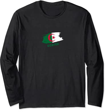 Drapeau Algerie Manche Longue