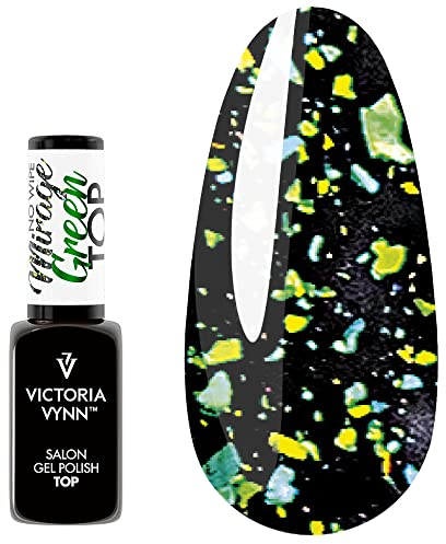 Victoria Vynn GEL POLISH Top Green Mirage No Wipe UV Led Gel Polish Top 8ml