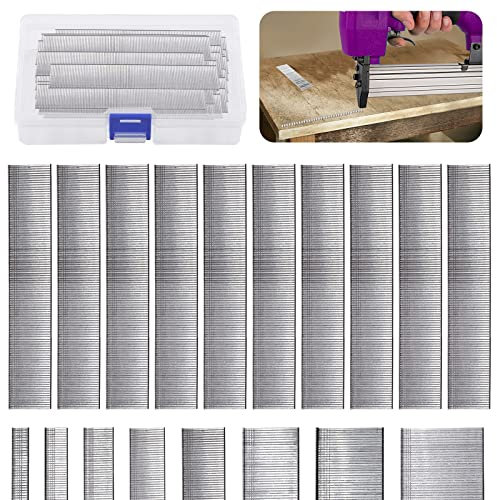 Swpeet Lot de 5 000 clous de finition droits galvanisés multi-longueurs (F30 (3,8 cm)