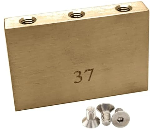TUOREN Fat Brass Tremolo-Block für Floyd Rose E-Gitarre (37 mm)
