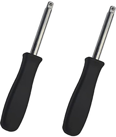 2 Pieces Drive Spinner 1/4 Inches Drive Spinner Handle Socket Driver Handle Socket Set Kit for Repair Maintenance