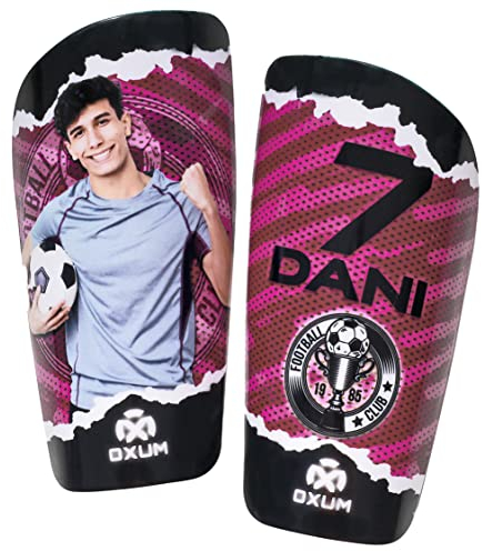Oxum Sport - Espinilleras de Fútbol Personalizadas para Niños y Adultos - Personaliza con tu Foto, Número y Nombre - Bolsita para espinilleras de Regalo - Gama One Kraken
