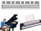 Piano Notes Chart | Removable Piano Key Card for 61/88 Key | Keyboard Note Chart for Piano Music Lesson, Piano Accessories for Beginners and Kids
