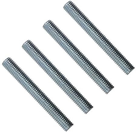 TERF® Barra filettata M6 (6 mm) x 150 mm, completamente filettata, per diametro di 6 mm x 150 mm di lunghezza, per tutti i fili in resina, perni di ancoraggio a vite – Confezione da 4