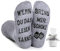 BISOUSOX Geschenk für Frauen Mama Oma Lustige Socken Damen Muttertagsgeschenke WENN DU DAS LESEN KANNST BRING MIR SCHOKI Socken 36-40 Komfortabel Stoppersocken Geburtstagsgeschenk für Frauen Mutter