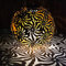 GLOBO Solarleuchte Erdspieß Kugelleuchte Solar Stecklampe antik Gold, Lichteffekt, Metall, LED warmweiß, DxH 26x37 cm