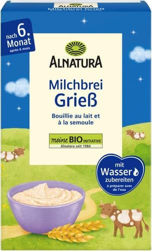 Alnatura Bio Milchbrei Grieß, 250 g