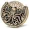 DND Radwürfel Spinner, DND Würfelset, 7-in-1 Oktopus Metallische D&D Würfel, Oktopus Roulette Würfel Spinner für DND Würfelset, D&D Geschenke mit Geschenkbox, Rollenspiel Brettspiel Zubehör, Bronze