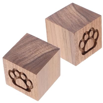MUELODSIC 5 Stück Aromatherapie Holzofen Auto diffus Kreativ tragbar Duft Mini -Holzpelletofen recycelter Holz rechteckiger Gartenpflanzer Badezimmerutensilien Holz verbreiten Hellbraun
