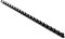 Exacompta - Réf. 75301E - Boîte de 100 reliures spirales en PVC noir 10 mm - permet de relier 40 à 65 feuilles de 80g format A4 ou A3 paysage - convient pour tout type de machine à relier à anneaux