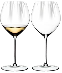 RIEDEL Performance Chardonnay Weinglas, 2er Set, klares Kristallglas, premium maschinell gefertigt