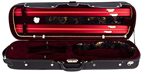 Geigenkoffer Holz Lord 4/4 burgundy M-Case