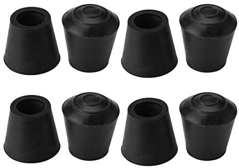 sourcing map 8pcs Chair Leg Tips Caps 12mm 0.47 Rubber Furniture Table Feet Cover Floor Protector Reduce Noise Prevent Scratches