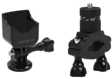 Soporte Adaptador de Tornillo de 1/4 Pulgadas + Adaptador de Bicicleta de Aluminio de Metal de 360 Grados JXE Multifuncional Expansión Compatible con dji Osmo Pocket Handheld Gimbal Camera